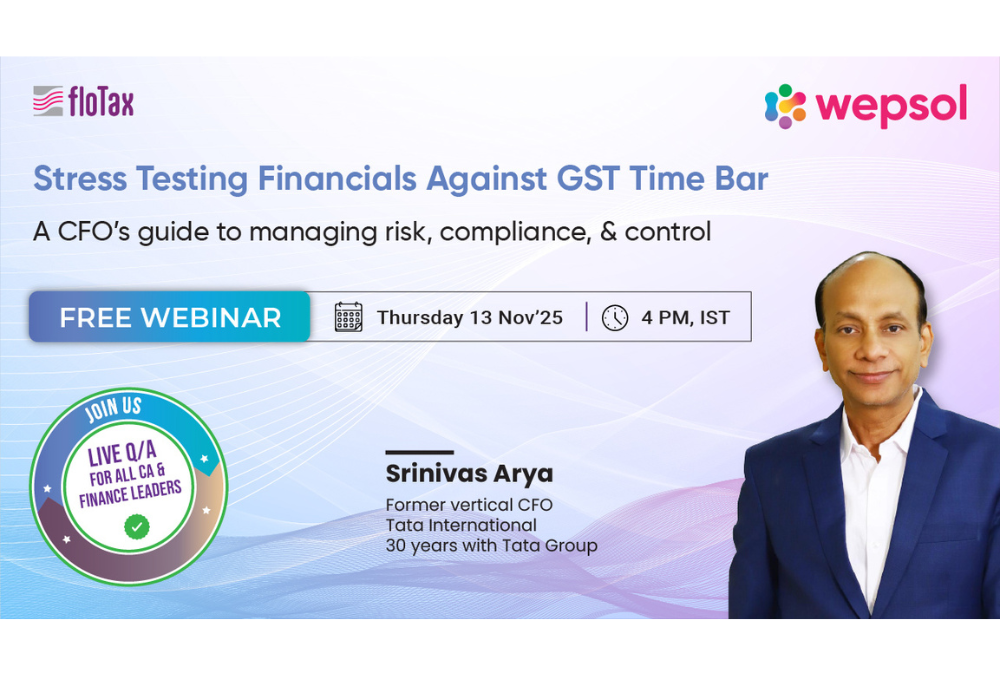 Stress Testing Financials Against GST Time Bar A CFO’s guide to managing risk, compliance, & control